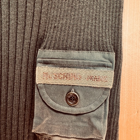 Moschino army green knit sweater - Picture 3 of 4